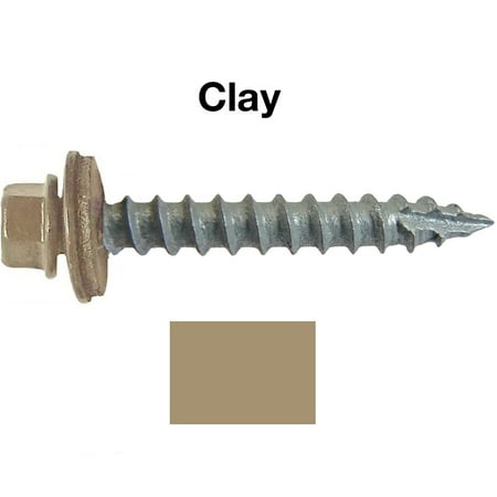 Team Roping With Jake And Clay #14 Metal ROOFING SCREWS: (250) Screws x 1-1/2