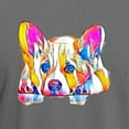 thumbnail image 3 of CafePress - Colorful Corgi Puppy T Shirt - Mens Comfort Colors Shirt, 3 of 5