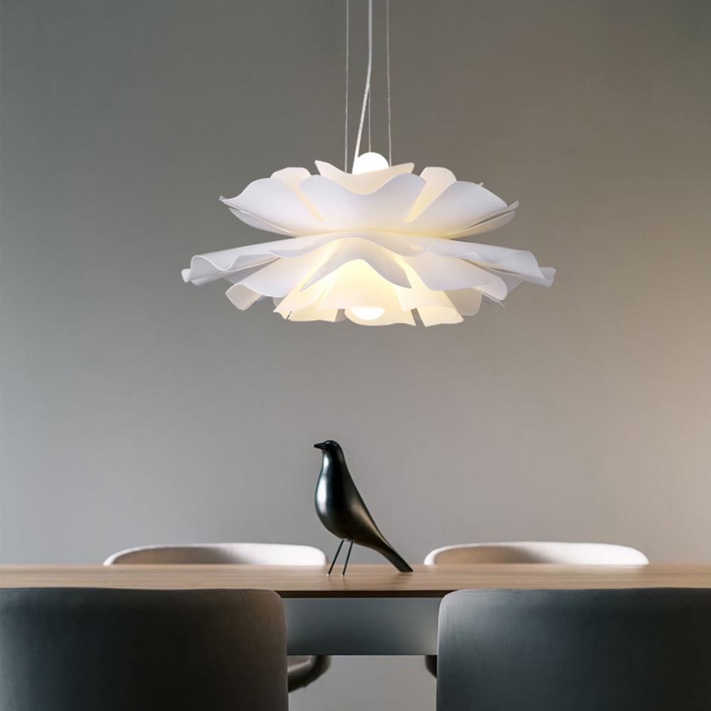 Arturesthome Nordic Simple White Flower Shape Ceiling Light