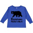 thumbnail image 3 of Inktastic Bozeman, Montana Black Bear Silhouette Boys or Girls Long Sleeve Toddler T-Shirt, 3 of 5
