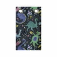thumbnail image 1 of Dragon Hanging Pocket Organizer, Space Thematic Hand Drawn Pattern Universe Ship Dino Characters Planets Sketchy, Printed Polyester Storage Bag with Pockets, 9" x 16", Multicolor, 1 of 2