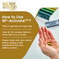 thumbnail image 4 of Golden After 50 BP-Activate - Nitric Oxide Supplement with Essential Amino Acids - Blood Circulation and Heart Health Support Supplement - 800mg L Arginine, AAKG, L Citrulline, 4 of 6