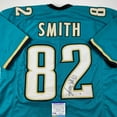 thumbnail image 2 of Autographed/Signed Jimmy Smith Jacksonville Teal Football Jersey PSA/DNA COA, 2 of 4