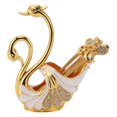 thumbnail image 1 of Juego De Tenedor Y Cuchara Para Postre De Café, Soporte Con Base De Cisne, 3 Cucharas Y 3 Tenedores, Cubiertos De Azúcar Para Postre De Café, Helado Para Revolver Postre De, 1 of 8