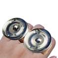 thumbnail image 3 of Mosiee Finger Jingles Tambourine Steel Jingles Handheld Percussion For Various Musical Settings For Cajon Hand Drum, 3 of 9