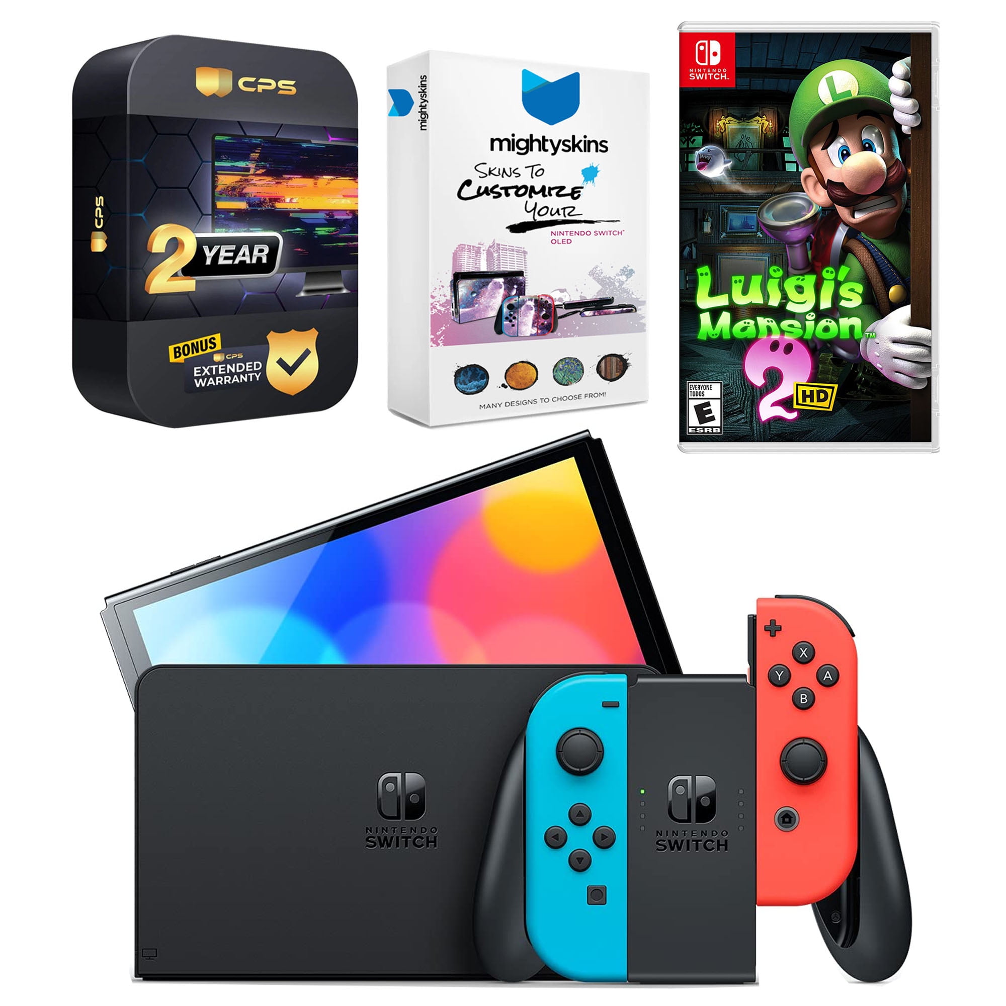 Newest Nintendo Switch (OLED Model) White Joy Con 64GB