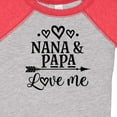 thumbnail image 4 of Inktastic Nana Papa Love Me Grandchild Boys or Girls Baby Bodysuit, 4 of 5