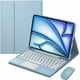 thumbnail image 1 of Funda con teclado táctil para iPad Air de 11 pulgadas M3 (2025) / M2 (2024), iPad Air 5ta (2022) / Air 4ta generación (2020) de 10,9 pulgadas, con mouse - Teclado Bluetooth táctil magnéticamente, 1 of 8