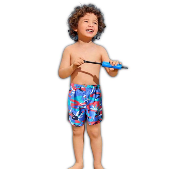Short Duradero Niño Bermuda Casual Verano Playa Alberca Color