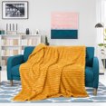 thumbnail image 6 of Catalonia Throw Blankets for Beds, Couches, Super Soft Fuzzy Plush Fleece Blankets for Adults and Kids, Machine Washable, 50"" X 60"", Yellow, 6 of 7
