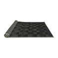 thumbnail image 2 of Ahgly Company Indoor Round Abstract Gray Modern Area Rugs, 6' Round, 2 of 4