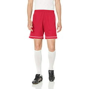 adidas Short de football Squadra 17 pour homme, rouge/blanc, X-Small
