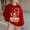 Red, variant on Tetras Plus Size Tops for Women,Women's Fashion Long Sleeves Round Neck Christmas Print Loose Tops,Blouse Sweatshirts