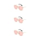 thumbnail image 4 of Gafas de sol hexagonales Minnieouse para hombre y mujer lentes polarizadas color dorado y rosa, 4 of 6