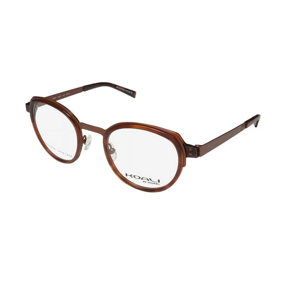 NEW KOALI 8289K WOMENS/LADIES DESIGNER FULL-RIM BROWN HANDMADE IN FRANCE FROM PREMIUM MATERIALS FRAME DEMO LENSES 46-21-135 EYEGLASSES/EYEWEAR
