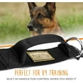 thumbnail image 3 of Mighty Paw Tactical Dog Collar with Built-in Handle for Medium to Extra Large Dogs, Black, 3 of 9