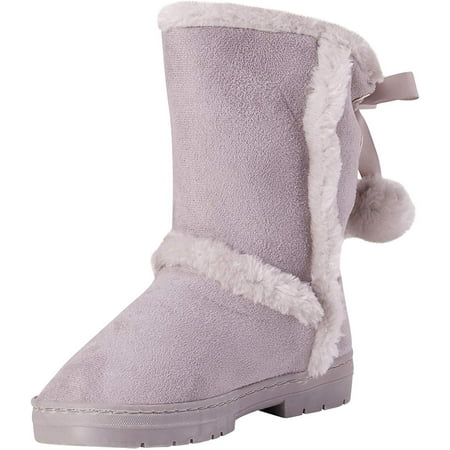 

bebe Girls Fur Trim Mid-calf Fashion Winter Boots