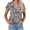 Grey, variant on Womens T Shirts Tops Casual Leopard Print Camo Print V Neck Short Sleeve Fall Clothes for Women Tees Blouses Grey Size 2XL
