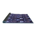 thumbnail image 2 of Ahgly Company Indoor Rectangle Abstract Blue Modern Area Rugs, 2' x 3', 2 of 4
