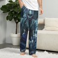 thumbnail image 5 of Dead by Daylight DBD Pajamas Pants 3D Printing Wide Leg PJ Pant Loungewear Casual Comfy Sleepwear Lounge Pants for Men WomenXL, 5 of 9