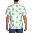 thumbnail image 3 of Vsdgher Kawaii Frogs Print Men's Dry Fit Mesh Athletic Shirts Moisture Wicking Tennis T-Shirt Tops, 3 of 9
