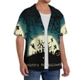 thumbnail image 2 of Kdxio Men'S Hawaiian Shirt For Men Short Sleeve Shirt Happy Halloween 8 Summer Casual Holiday Beach Button Down T-Shirts, 2 of 5