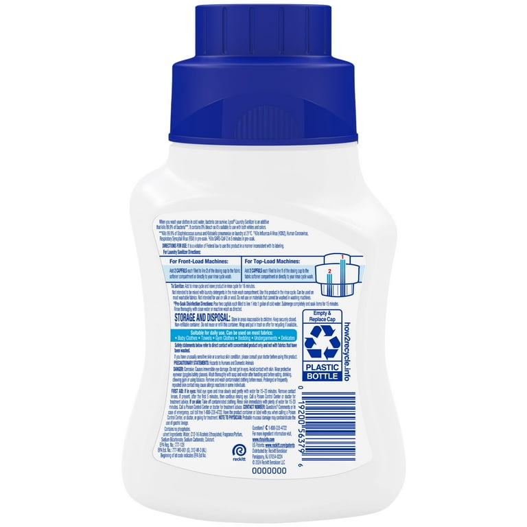 Lysol® Laundry Sanitizer Additive, Eliminates Odor Causing