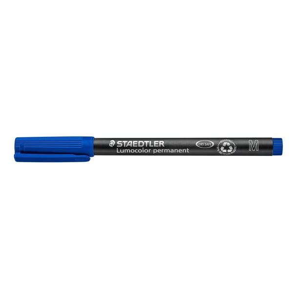 Pluma STAEDTLER Lumocolor Universal Mediana Azul 317-3