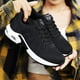 thumbnail image 3 of Zapatos Mocasines casuales unisex Suaves con cordones Planos Accesorios para exteriores (36 ) Negro, 3 of 9