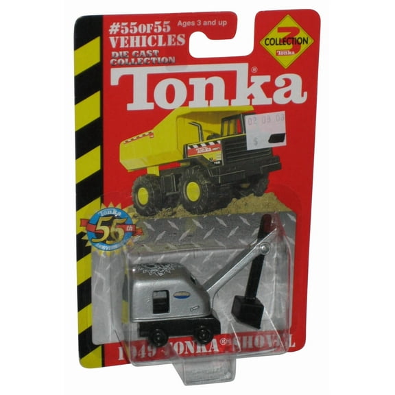 Tonka Die Cast Metal (2002) Maisto Construction Toy Silver 1949 Tonka Shovel #55/55