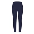 thumbnail image 6 of Plus Size Workout Leggings for Women High Waisted Lounge Gym Yoga Pants Fitness Exercise Stretch Soft Pants with Pockets Navy 4XL, 6 of 7
