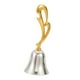 thumbnail image 5 of Timbre de Llamada Campana de Mano Campana Decorativa Timbre de Servicio Campana de Mesa de Aleación de Zinc con Sonido Claro Y Mango Elegante Adecuada, 5 of 9