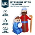 thumbnail image 3 of Joyfy 6 ft Christmas Inflatables Jesus Family Outdoor Decorations,Christmas Nativity Blow Ups Yard with Built-in LEDs for Holiday Party Garden Lawn Decor, 3 of 8