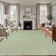 thumbnail image 2 of Sage Green Burlap Texture Large Area Rugs for Bedroom Living Room, Soft Non Slip Carpet Bedside Rug, Farmhouse Vintage Sage Green Rectangular Floor Cover Kitchen Accent Rug 8'x10' for Office, 2 of 9