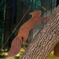 thumbnail image 1 of RV Ardilla para Árbol - Decoración de Jardín de Metal - 42 cm - Pátina de Óxido Natural oso de fresa Electrónica, 1 of 5