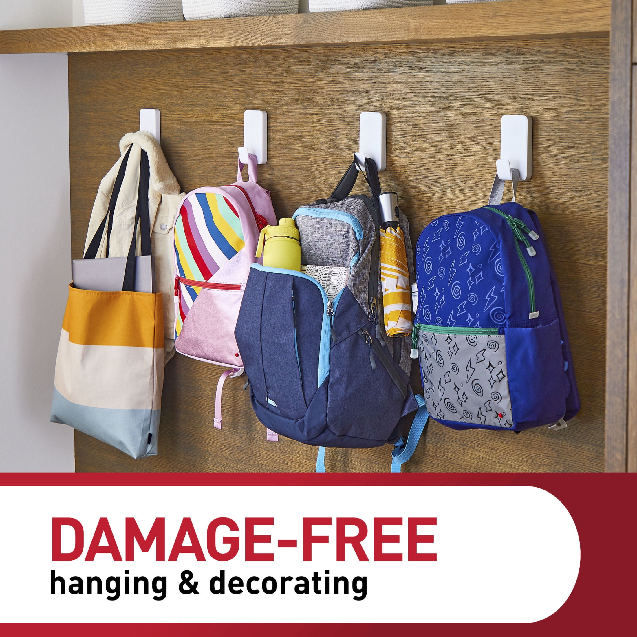 (2 pack) Command 15 lb XL Heavyweight Hook, White, 1 Wall Hook, Damage-Free Hanging