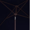 thumbnail image 3 of Safavieh Milan Fringe 7.5' Market Crank Square Umbrella, Navy/White, 3 of 6