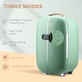 thumbnail image 4 of HomCom Portable Skincare Mini Refrigerator, Green, 12L, 4 of 9