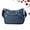 Blue, variant on Apparenth Nylon Shoulder Messenger Bag, Apparent Crossbody Bag, Waterproof Large Capacity Multi Compartments Crossbody Bag
