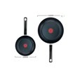 thumbnail image 3 of Juego de 2 sartenes T-fal Antiadherente 20 cm 24 cm Negro, 3 of 3