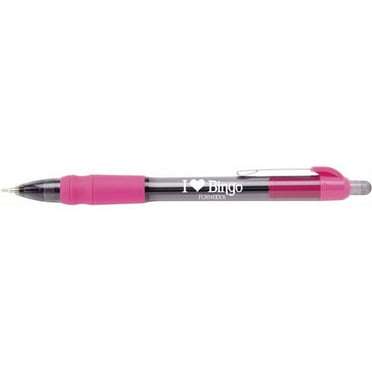 Hub Pen 588PINK-BLK MaxGlide Click Tropical Pink Pen - Black Ink - Pack of 250