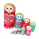 thumbnail image 4 of 10 piezas de muñecas rusas de madera anidadas, muñecas pintadas a mano, decoración de Navidad, juguetes apilables de madera, muñecas Matryoshka para, 4 of 9