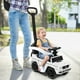 thumbnail image 2 of Costway Coche de paseo 3 en 1 Mercedes Benz G350 Cochecito deslizante con dosel blanco, 2 of 3