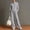 Dark Gray, variant on Women's Sweat Suits Wide Leg Plus Size Round Neck Cardigan Hoodie Wide Leg Pants Suit