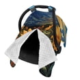thumbnail image 2 of Naloa Sunset Sky Sunflower Baby Car Seat Cover, Breathable Baby Carrier Cover, Multiuse Baby Carrier Cover & Nursing Breastfeeding Cover, 2 of 5
