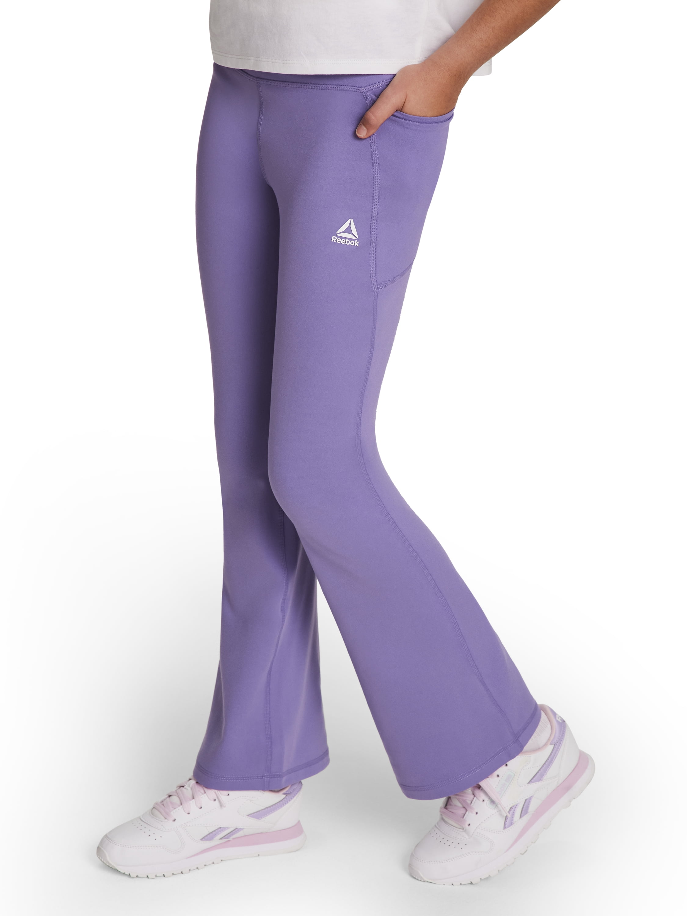 Reebok Girl's Athletic Spotlight Flare Leggings, Sizes 4-18
