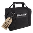 thumbnail image 1 of Bolsa térmica Polar Bear Coolers, aislante de nailon, a prueba de fugas, negra, 1 of 8