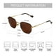 thumbnail image 3 of Gafas de Sol Polarizadas Retro Hexagonales ZENOTTIC para Hombres y Mujeres, 3 of 6