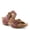 DARK RED MULTI, variant on L`Artiste Thebrassring Women’s Leather Sandal with Cushioned Wedge Comfort
