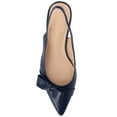 thumbnail image 5 of Journee Womens Paloma Sling Back Pointed Toe Kitten Heel Pumps, 5 of 10